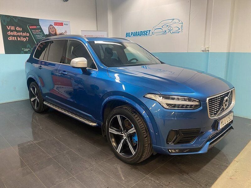 Begagnad Volvo XC90 R-Design 225 HK (165 kW) 2016 Blå SUV