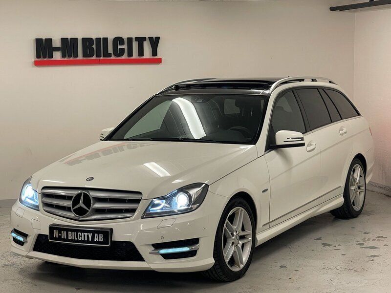 Vit Begagnad 2011 Mercedes C220 Avantgarde Kombi | 79 900 kr (Marknadspris) - Bild 1/4