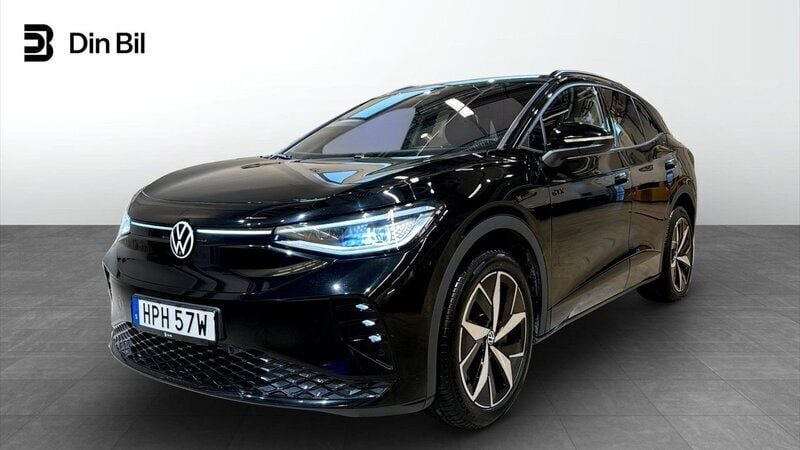 Svart Begagnad 2023 VW ID.4 GTX SUV | 439 900 kr (Bra pris) - Bild 1/4