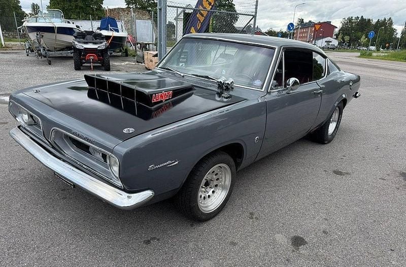 Grå Begagnad 1968 Plymouth Barracuda | 395 000 kr - Bild 1/4