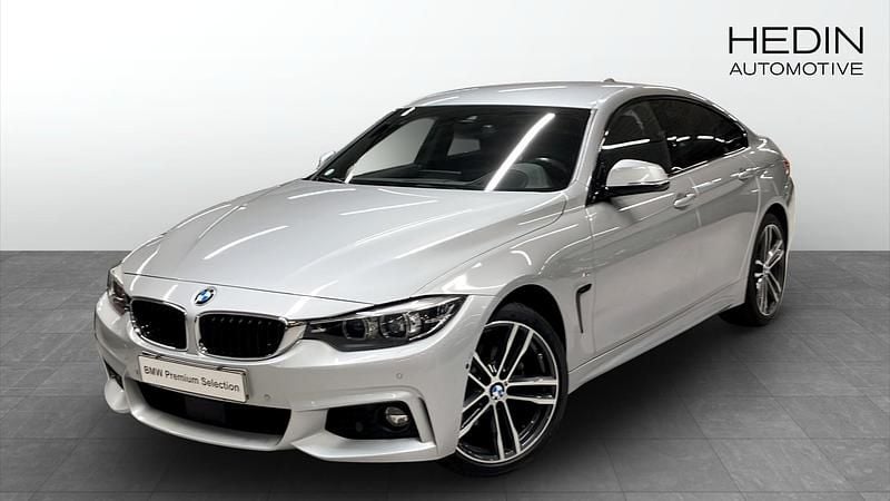Silver Begagnad 2018 BMW 420 Gran Coupé Sportkupé | 248 700 kr - Bild 1/4
