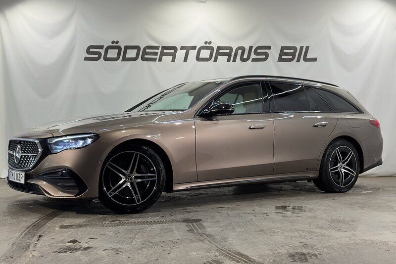 Brun Begagnad 2024 Mercedes E300 AMG Kombi | 599 900 kr (Marknadspris) - Bild 1/4