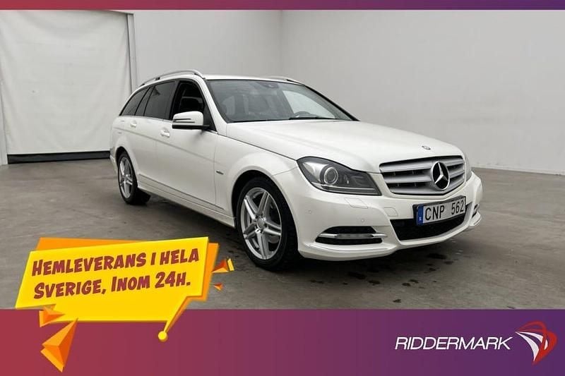 Vit Begagnad 2012 Mercedes C250 Kombi | 149 800 kr (Lite dyr) - Bild 1/3