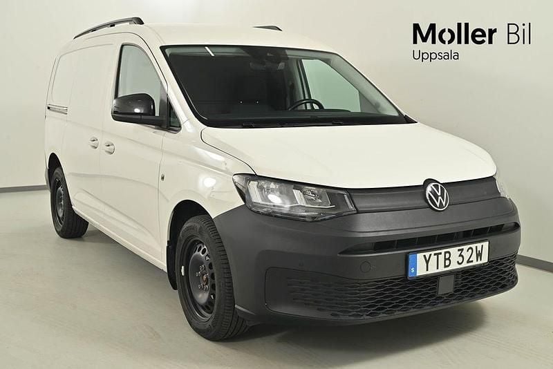 Vit (candyvit) Begagnad 2023 VW Caddy Maxi Minibuss | 319 000 kr (Marknadspris) - Bild 1/4