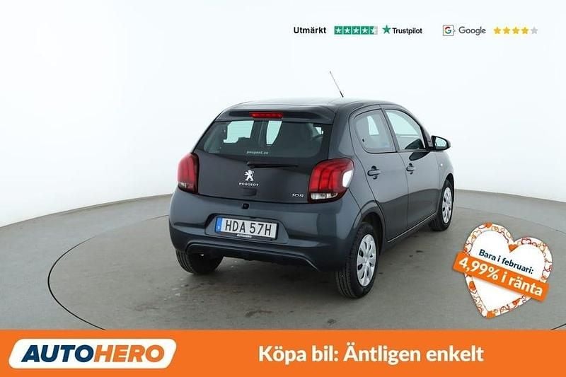 Begagnad Peugeot 108 Active 72 HK (52 kW) 2020 Grå Halvkombi