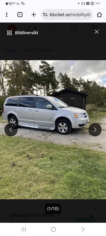 Begagnad Dodge Grand Caravan 178 HK (130 kW) 2009 Minibuss