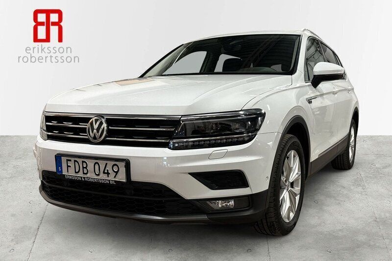 Vit Begagnad 2018 VW Tiguan Allspace SUV | 269 900 kr (Marknadspris) - Bild 1/4