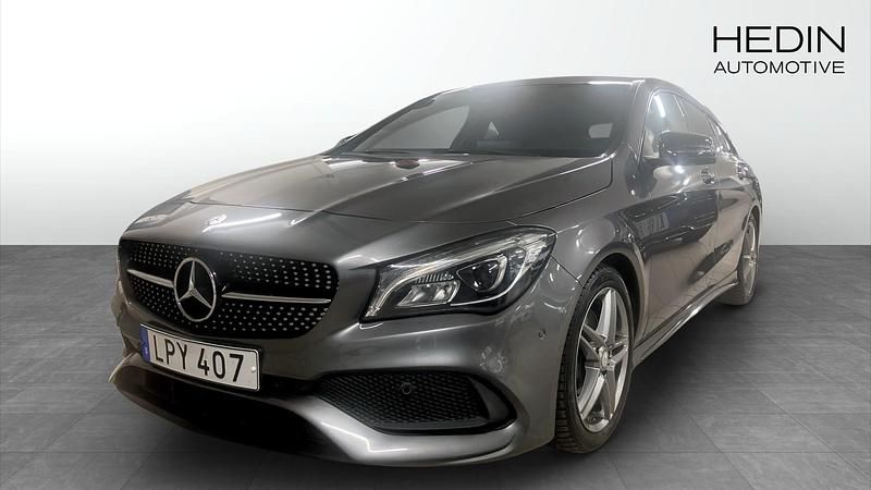 Grå Begagnad 2016 Mercedes CLA250 Shooting Brake AMG Kombi | 259 900 kr - Bild 1/4