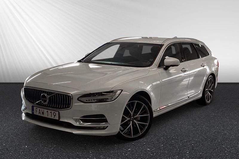 Vit Begagnad 2016 Volvo V90 Inscription Kombi | 199 800 kr (Bra pris) - Bild 1/4