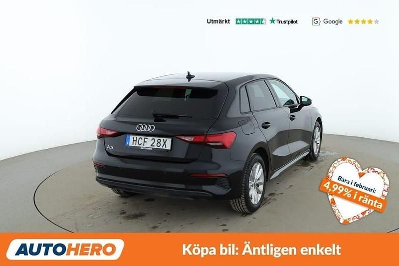 Begagnad Audi A3 151 HK (111 kW) 2021 Svart Sedan