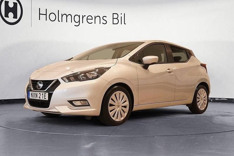 Silver Begagnad 2022 Nissan Micra Acenta Halvkombi | 159 800 kr (Marknadspris) - Bild 1/4