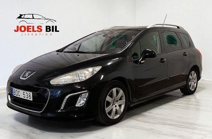 Svart Begagnad 2012 Peugeot 308 Kombi | 39 900 kr (Marknadspris) - Bild 1/4