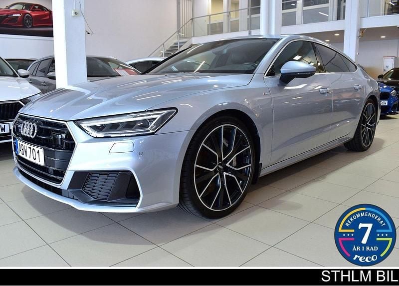Begagnad Audi A7 S-Line 340 HK (250 kW) 2018 Silver Halvkombi