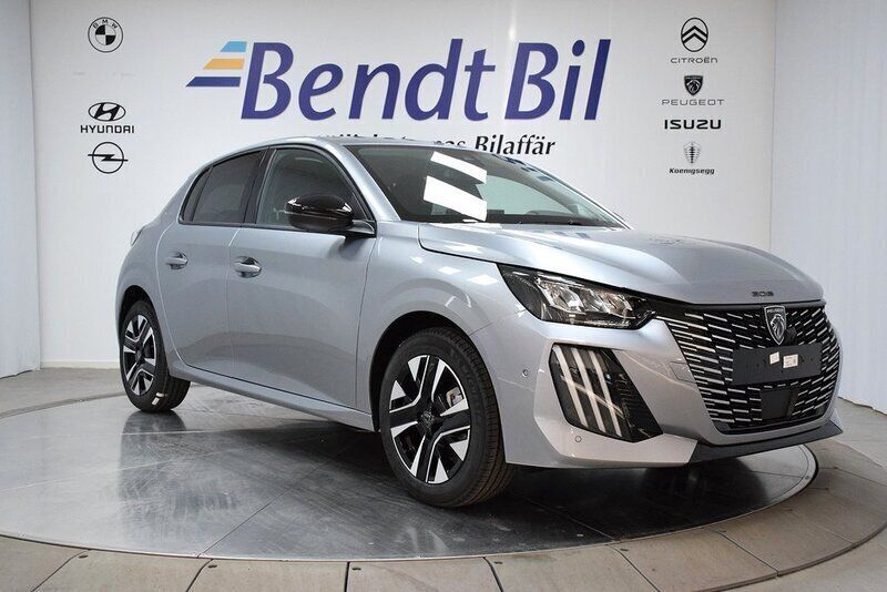 Grå Begagnad 2023 Peugeot 208 Allure Halvkombi | 279 900 kr - Bild 1/3