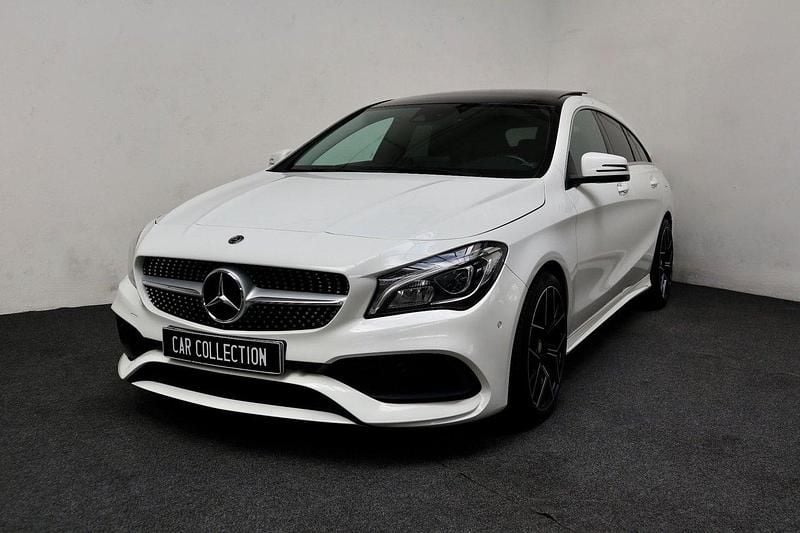 Vit Begagnad 2019 Mercedes CLA200 Shooting Brake AMG Kombi | 249 900 kr - Bild 1/4