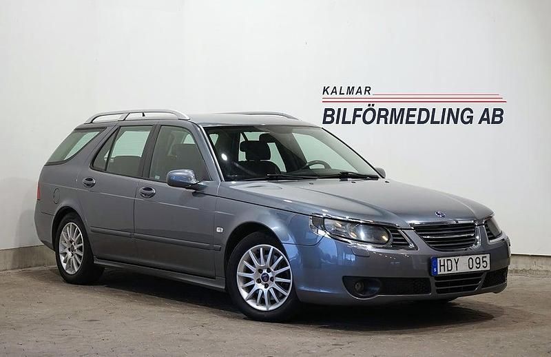 Grå Begagnad 2008 Saab 9-5 Vector Kombi | 59 900 kr (Dyr) - Bild 1/4