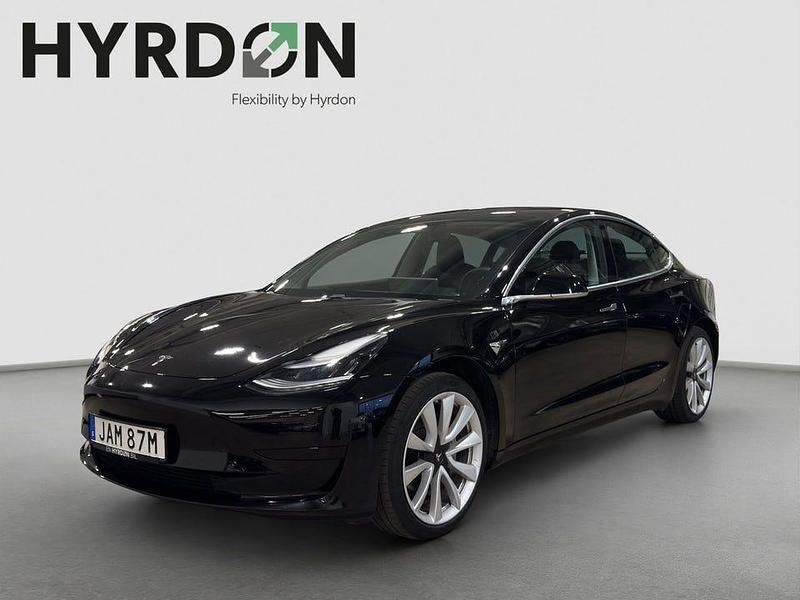 Svart Begagnad 2019 Tesla Model 3 Standard Range Plus Sedan | 209 000 kr (Lite dyr) - Bild 1/4