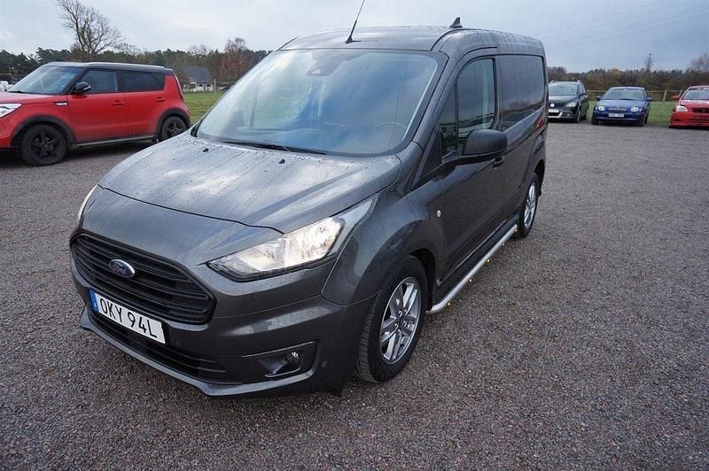 Grå (grå metallic) Begagnad 2022 Ford Transit Van | 199 900 kr (Superpris) - Bild 1/4