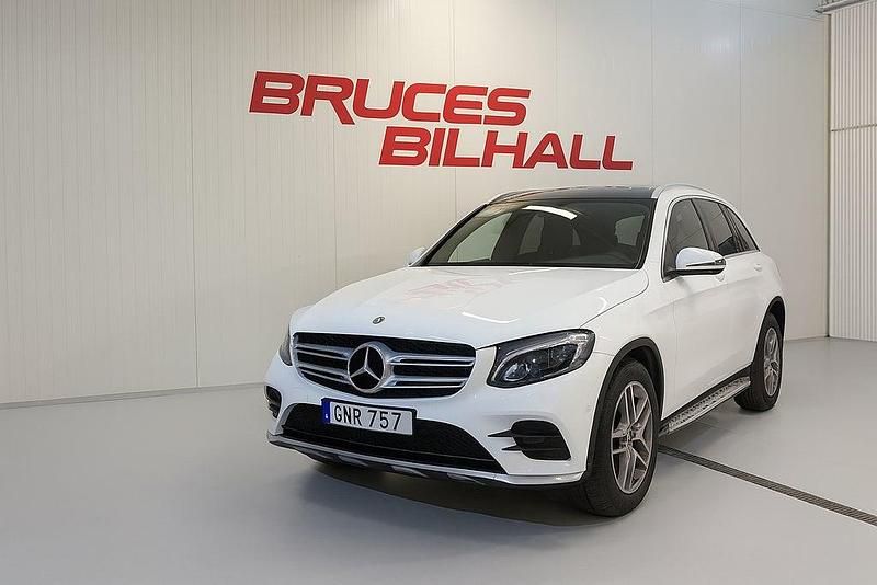 Vit Begagnad 2018 Mercedes GLC220 SUV | 279 900 kr (Marknadspris) - Bild 1/4
