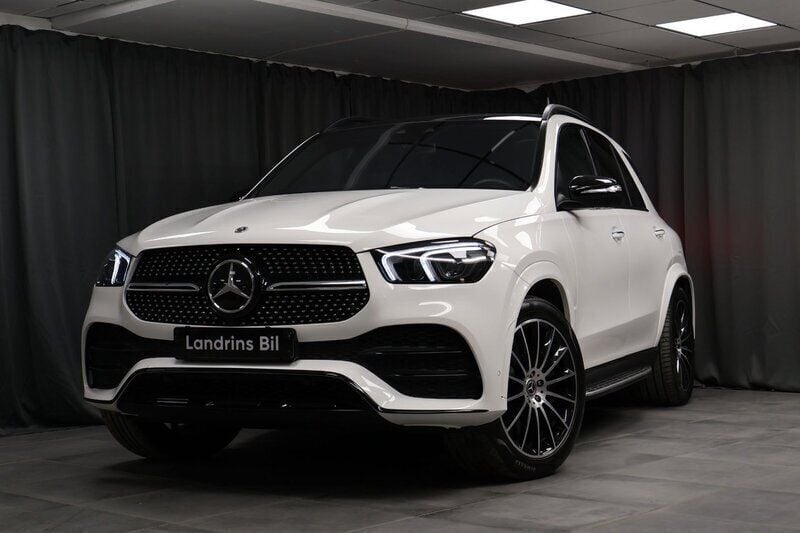 Vit Begagnad 2023 Mercedes GLE350e AMG SUV | 769 000 kr (Marknadspris) - Bild 1/4