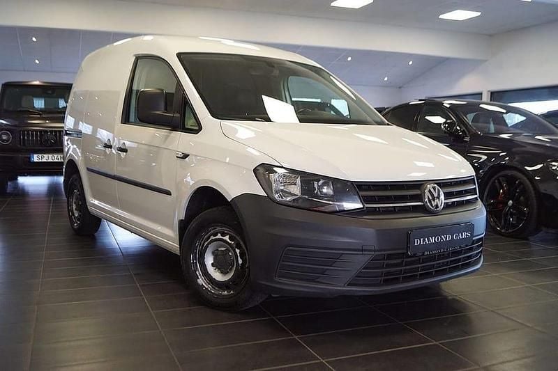 Begagnad VW Caddy 75 HK (55 kW) 2017 Vit Minibuss