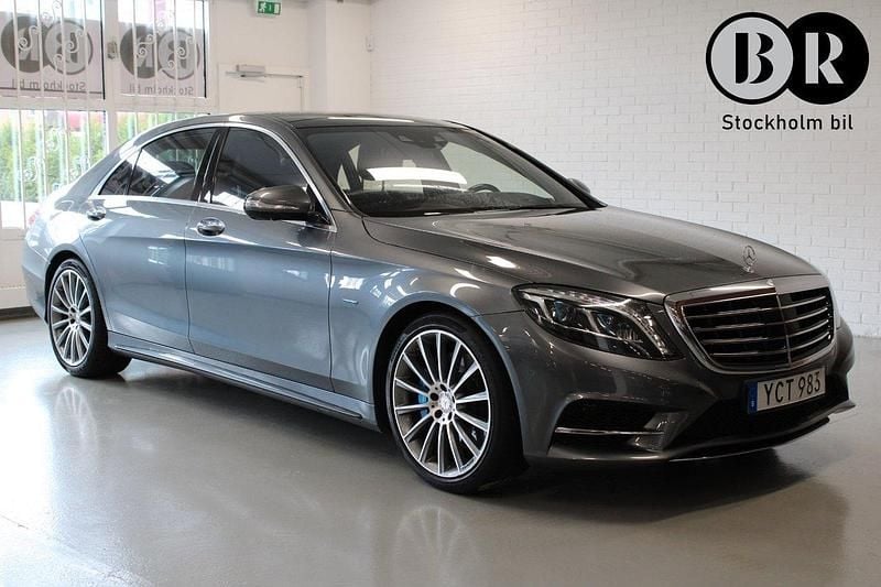 Grå Begagnad 2016 Mercedes S500 PLUG-IN HYBRID AMG Sedan | 489 900 kr - Bild 1/4