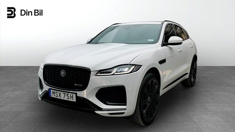 Vit Begagnad 2022 Jaguar F-Pace R-Dynamic SUV | 609 900 kr - Bild 1/4