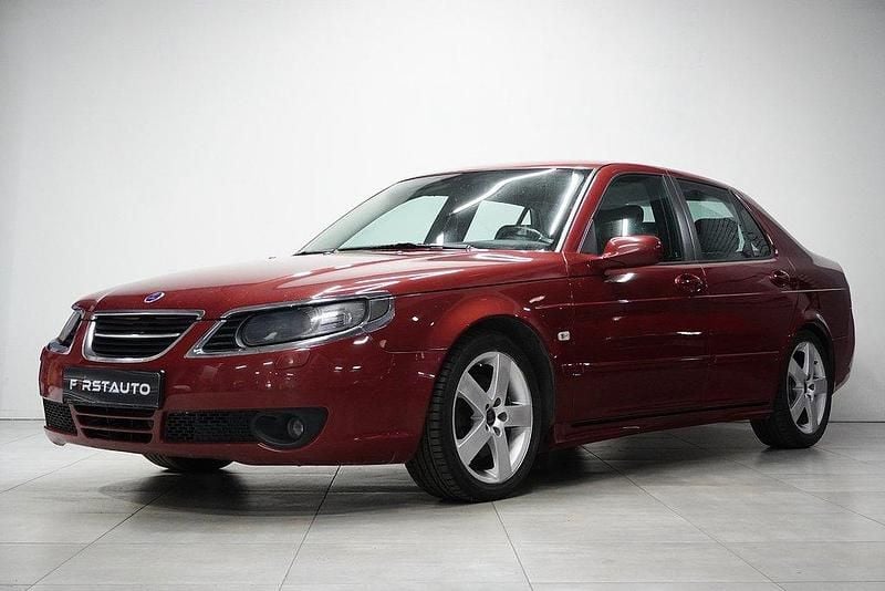 Mörkröd Begagnad 2006 Saab 9-5 Vector Sedan | 39 900 kr (Dyr) - Bild 1/4