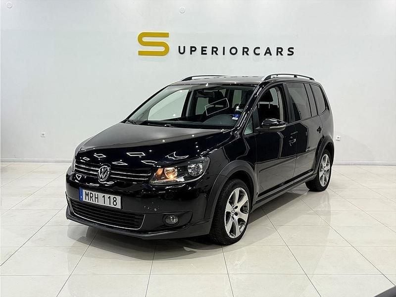 Svart Begagnad 2011 VW Touran Cross Minibuss | 89 900 kr (Dyr) - Bild 1/4