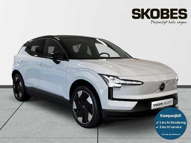 Ljusblå (blå) Begagnad 2024 Volvo EX30 Plus SUV | 369 100 kr (Lite dyr) - Bild 1/3
