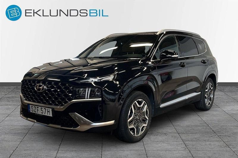Svart Begagnad 2022 Hyundai Santa Fe Advanced SUV | 419 900 kr (Marknadspris) - Bild 1/4