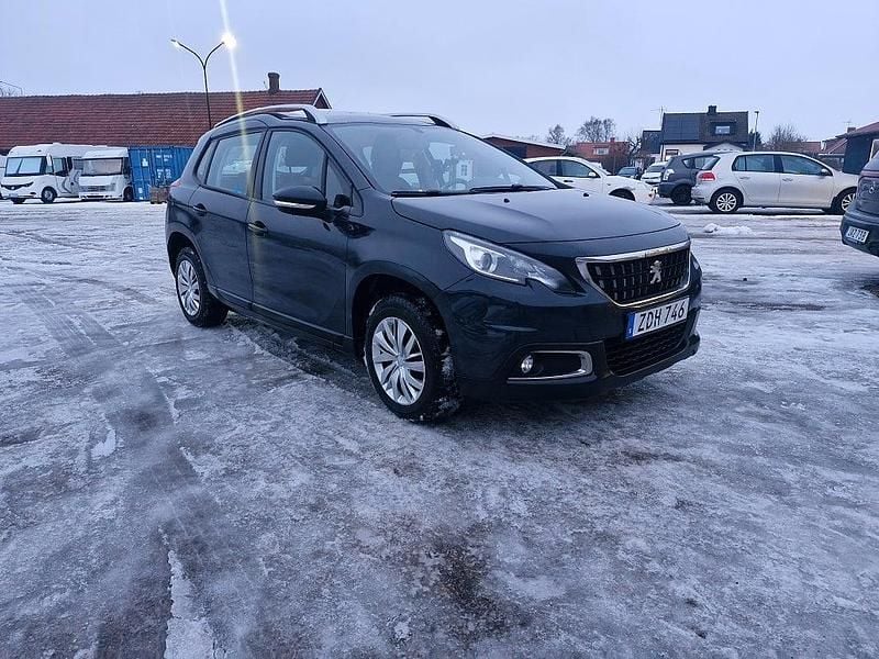 Begagnad Peugeot 2008 110 HK (80 kW) 2017 Svart SUV