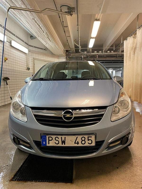 Blå Begagnad 2008 Opel Corsa Halvkombi | 7 000 kr - Bild 1/3