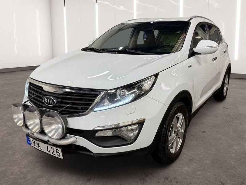 Vit Begagnad 2012 Kia Sportage EX SUV | 99 900 kr (Bra pris) - Bild 1/4