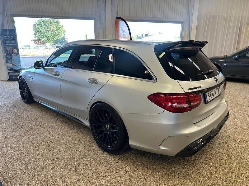 Begagnad Mercedes C63 AMG AMG 476 HK (350 kW) 2017 Silver Kombi