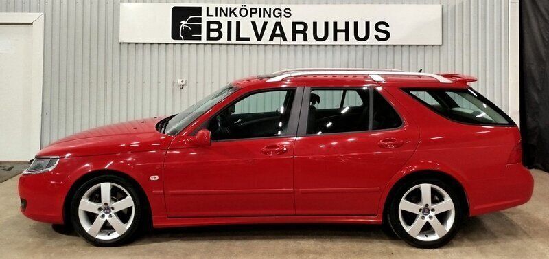 Röd Begagnad 2006 Saab 9-5 Vector Kombi | 109 900 kr - Bild 1/4