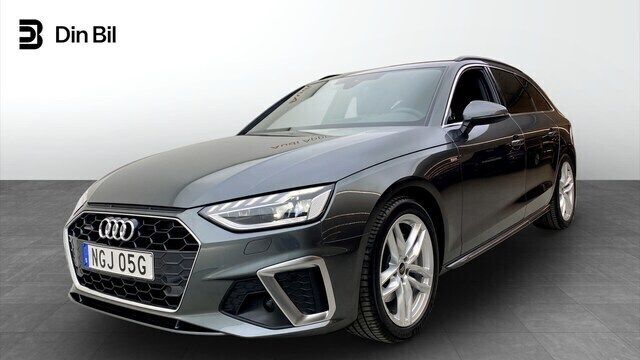 Daytonagrå pärleffekt Begagnad 2024 Audi A4 S-Line Kombi | 419 000 kr (Bra pris) - Bild 1/4