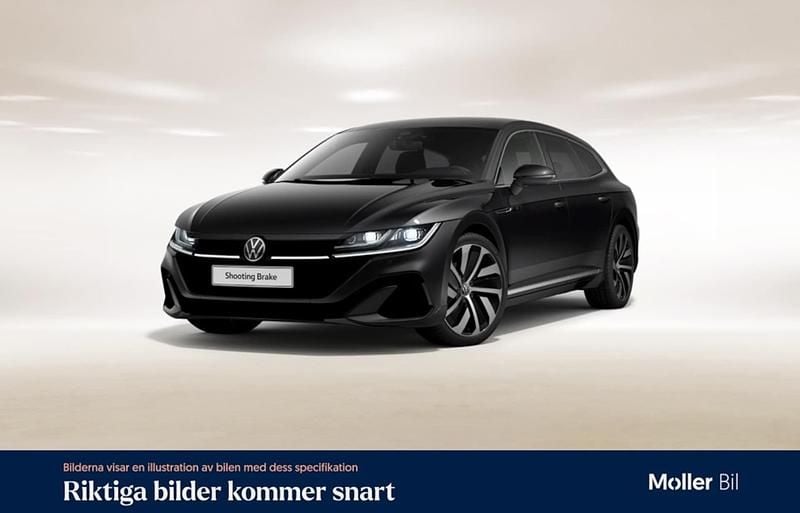 Mörkgrå (mangan grey metallic) Begagnad 2021 VW Arteon GTE Kombi | 299 900 kr (Marknadspris) - Bild 1/4