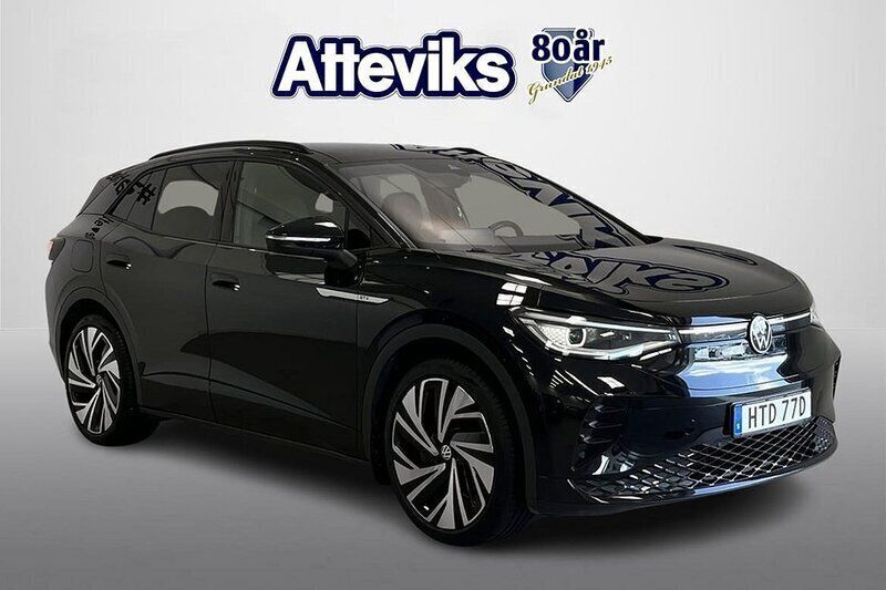 Svart Begagnad 2022 VW ID.4 GTX SUV | 349 900 kr (Superpris) - Bild 1/4