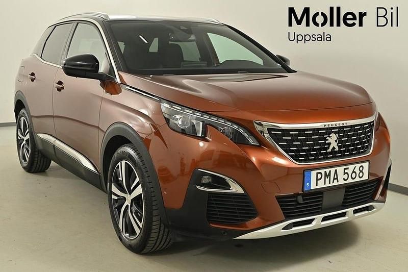 Begagnad Peugeot 3008 GT-line 120 HK (88 kW) 2017 Brun