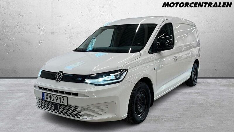 Vit Begagnad 2021 VW Caddy Maxi Minibuss | 255 000 kr (Marknadspris) - Bild 1/4