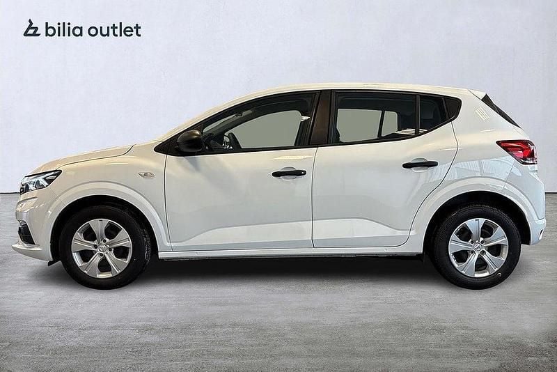 Begagnad Dacia Sandero Essentiel 91 HK (66 kW) 2022 Vit Halvkombi