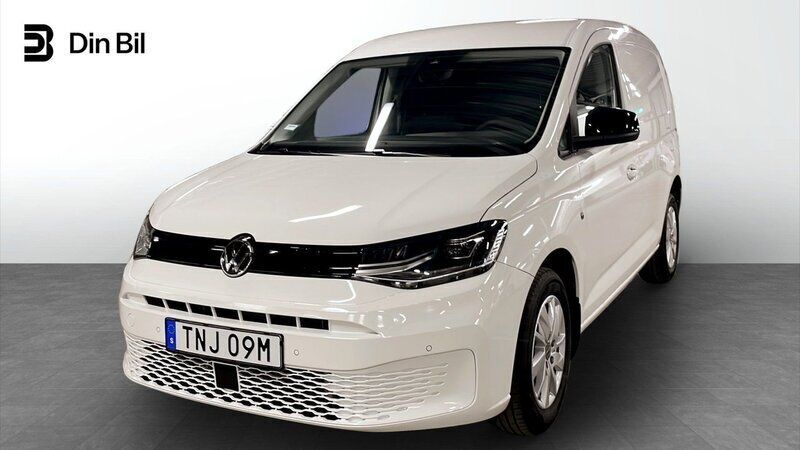 Vit (candyvit) Ny 2025 VW Caddy Minibuss | 435 250 kr (Marknadspris) - Bild 1/4