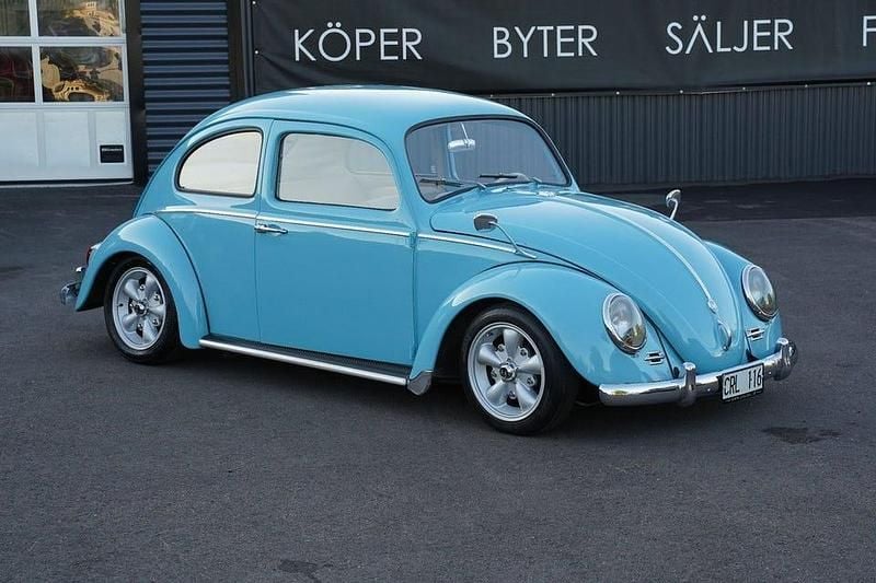 Begagnad VW Beetle 34 HK (25 kW) 1964 Safirblå Halvkombi