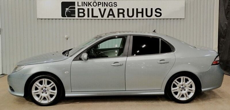 Grå Begagnad 2008 Saab 9-3 Vector Sedan | 89 900 kr (Dyr) - Bild 1/4