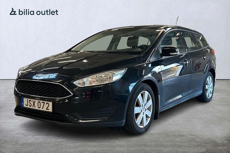 Svart Begagnad 2015 Ford Focus Trend Kombi | 79 900 kr (Marknadspris) - Bild 1/3