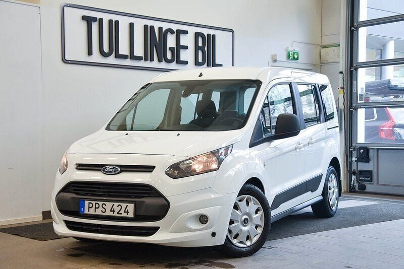 Vit Begagnad 2016 Ford Tourneo Connect Minibuss | 149 900 kr - Bild 1/4
