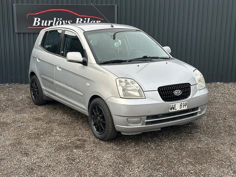 Begagnad Kia Picanto EX 65 HK (47 kW) 2005 Silver Halvkombi