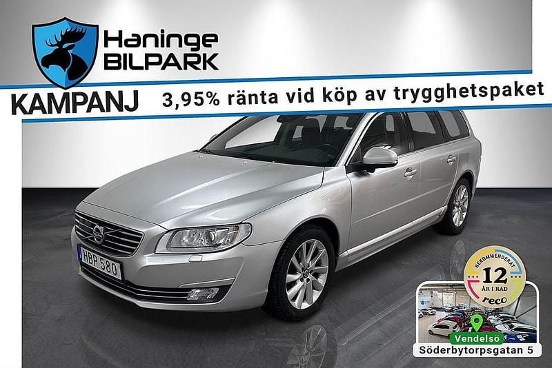 Silver Begagnad 2015 Volvo V70 Standard Kombi | 129 900 kr (Marknadspris) - Bild 1/2