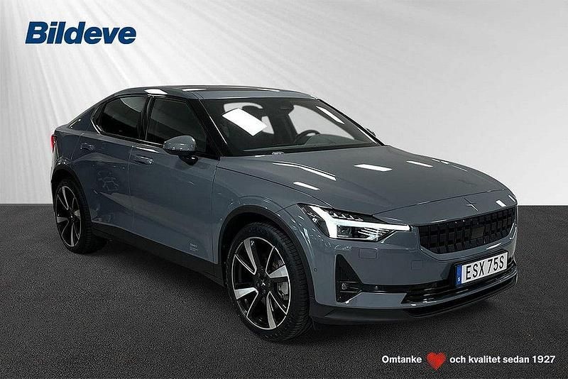 Grå Begagnad 2020 Polestar 2 Pilot Sedan | 339 900 kr (Marknadspris) - Bild 1/4